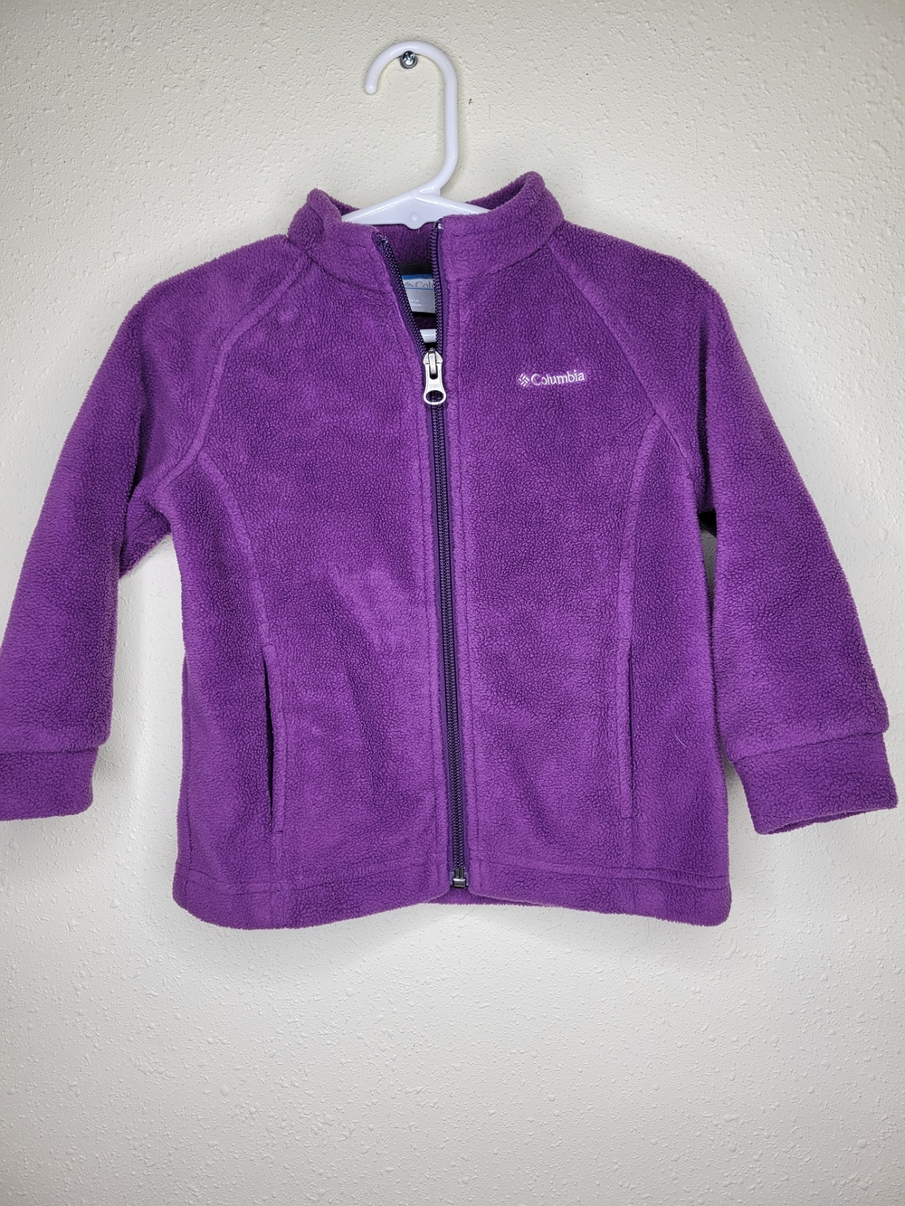 Columbia Kids Purple Full-Zip Fleece Jacket